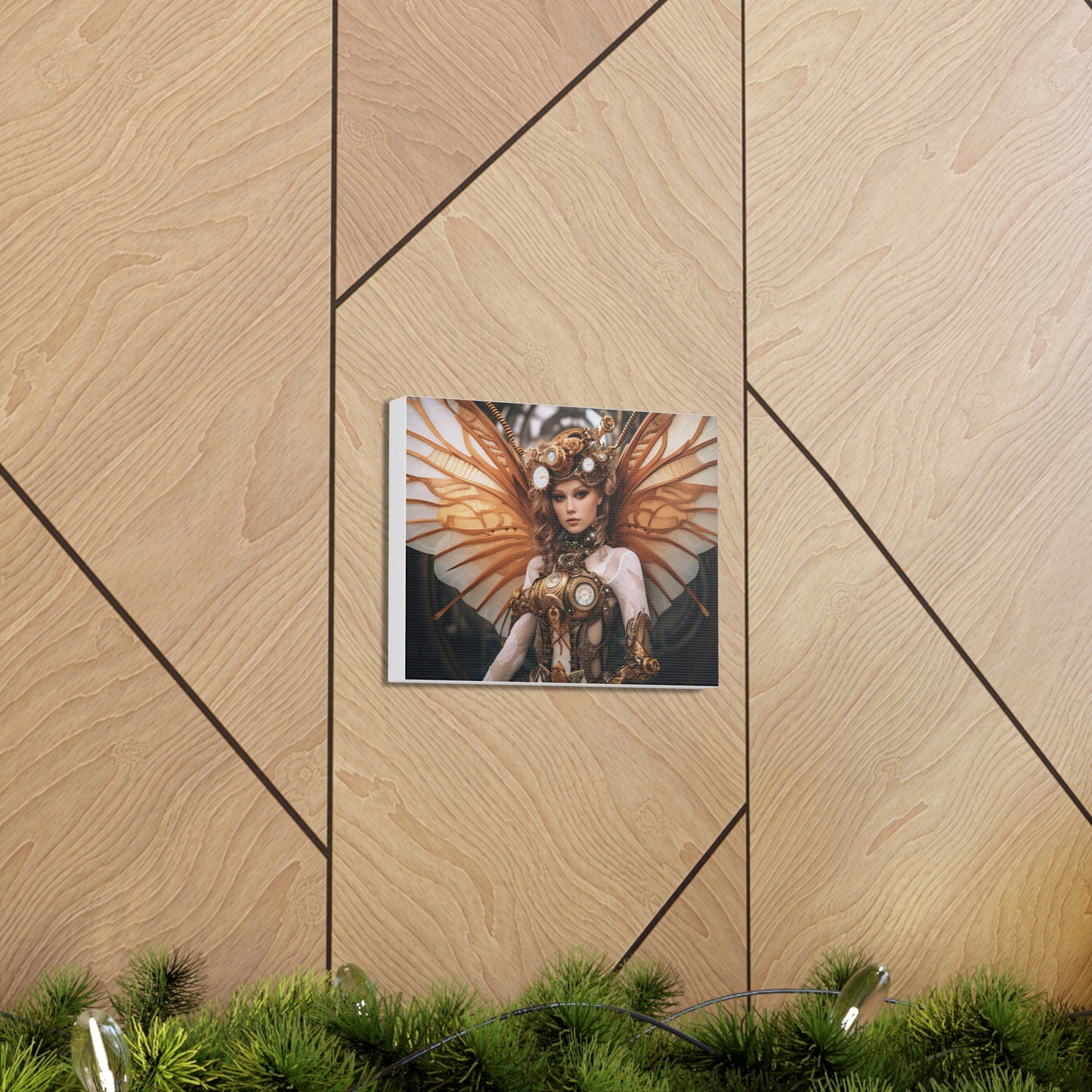 Steampunk Angel Fairy 10" x 8" Print Canvas