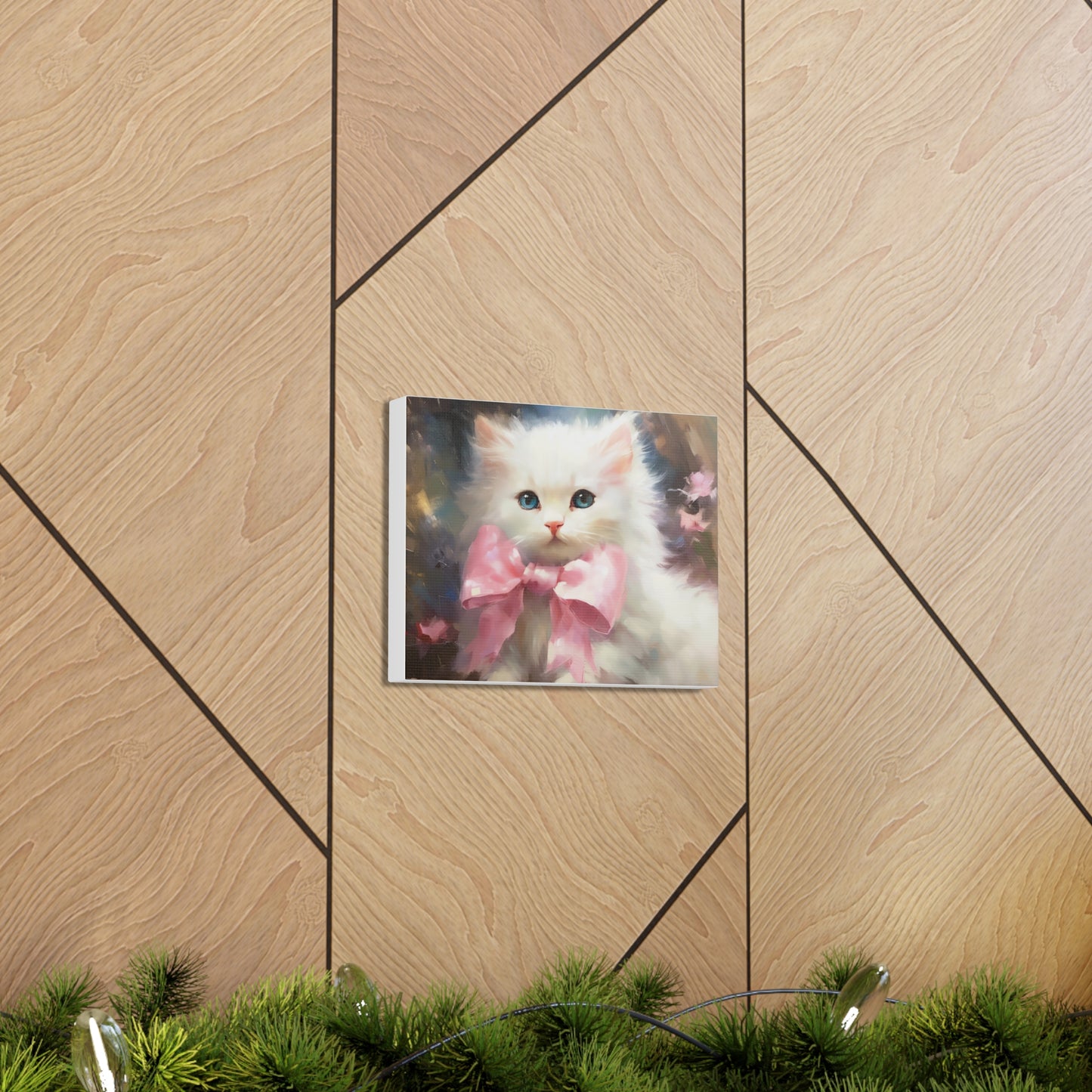 Cutest Kitten Out There 10" x 8" Canvas Print